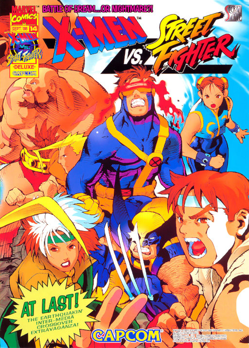 X-Men Vs. Street Fighter (Euro 960910) Game Cover
